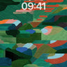 Crimson Horizon Wallpaper with Stitched Light wallpaper for iPhone, iPad & Mac