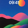 Surreal Horizon Wallpaper with Polka-Dot Terrain wallpaper for iPhone, iPad & Mac