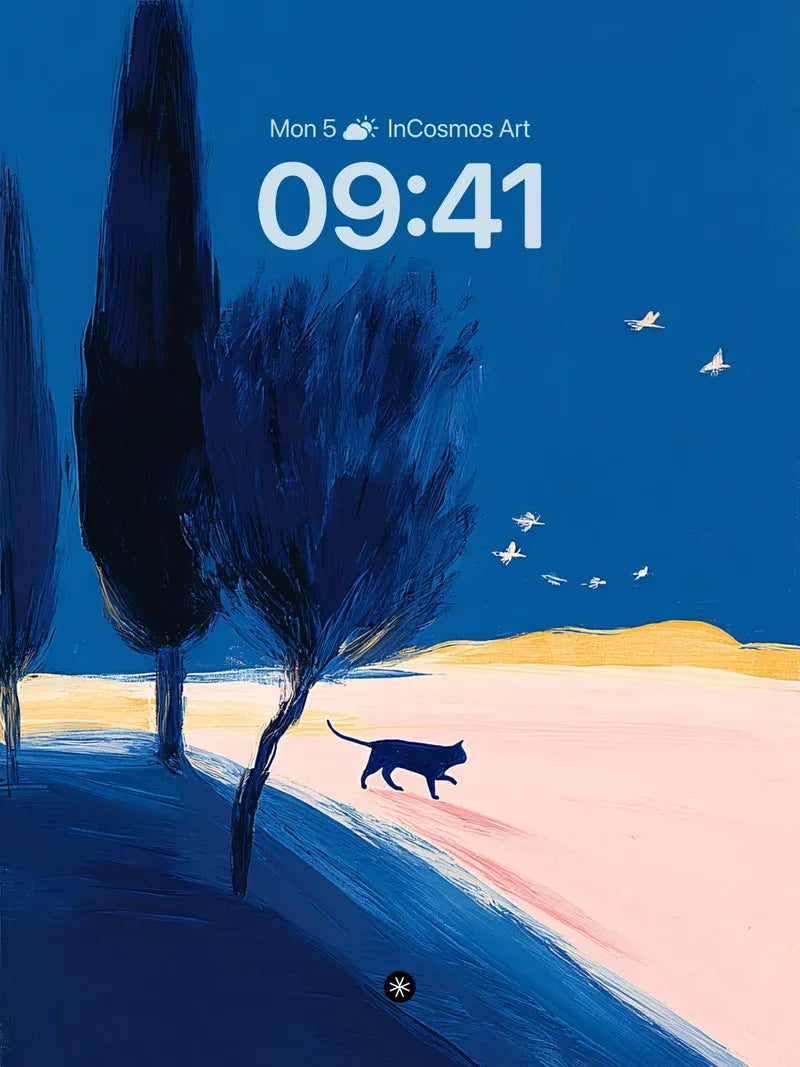 Mystical Dusk Wanderer Wallpaper wallpaper for iPhone, iPad & Mac