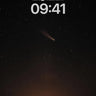 Silent Comet Wallpaper with Starlit Veil wallpaper for iPhone, iPad & Mac