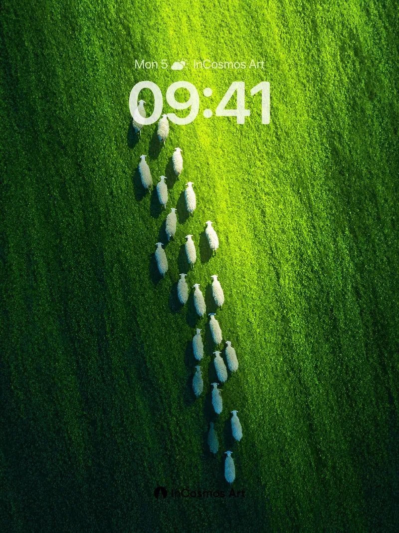 Serenity Path Wallpaper with Woolen Echoes wallpaper for iPhone, iPad & Mac