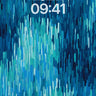 Midnight Rainfall Wallpaper with Vertical Streaks wallpaper for iPhone, iPad & Mac