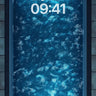Cryo-Luminous Wallpaper with Frozen Light Veins wallpaper for iPhone, iPad & Mac