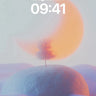 Serene Moonlit Tree Wallpaper with Ethereal Glow wallpaper for iPhone, iPad & Mac