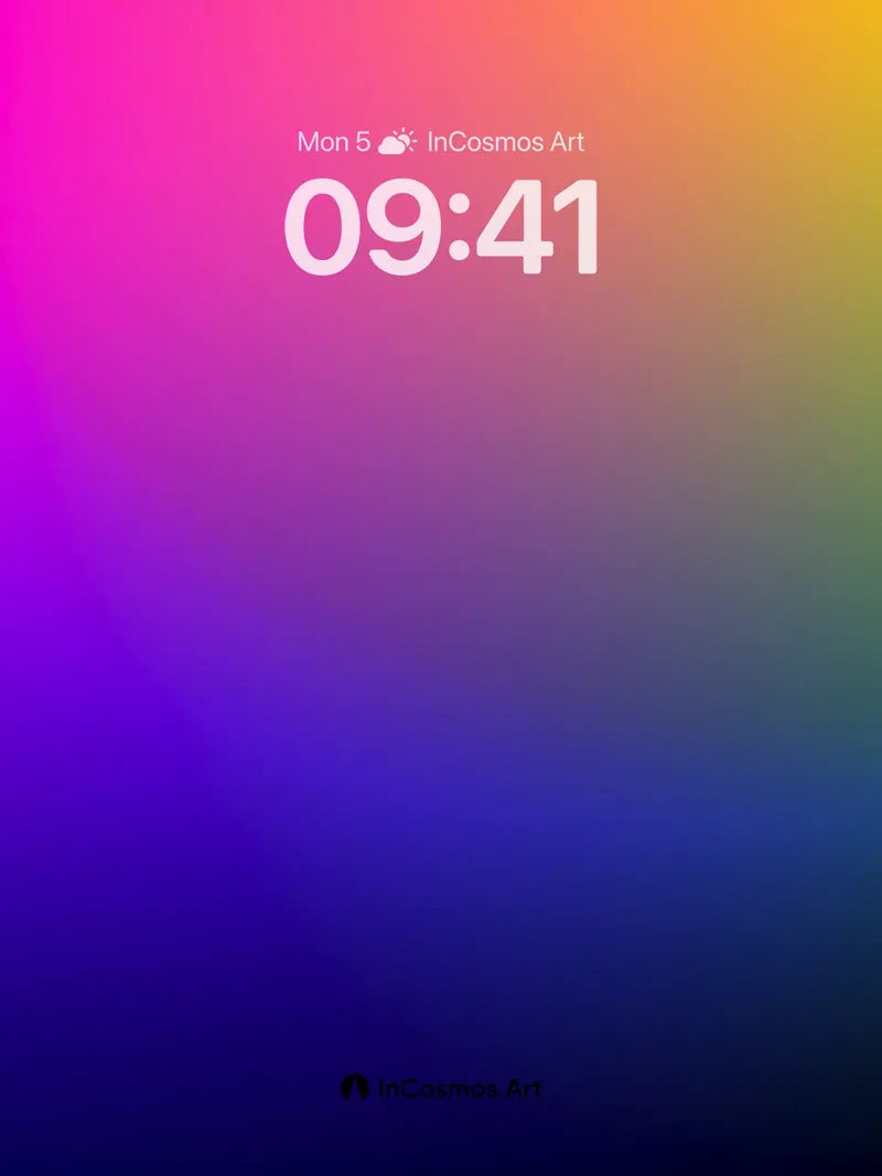 Luminous Gradient Wallpaper with Chromatic Breath