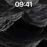 Shadowed Wave Wallpaper with Liquid Depth wallpaper for iPhone, iPad & Mac