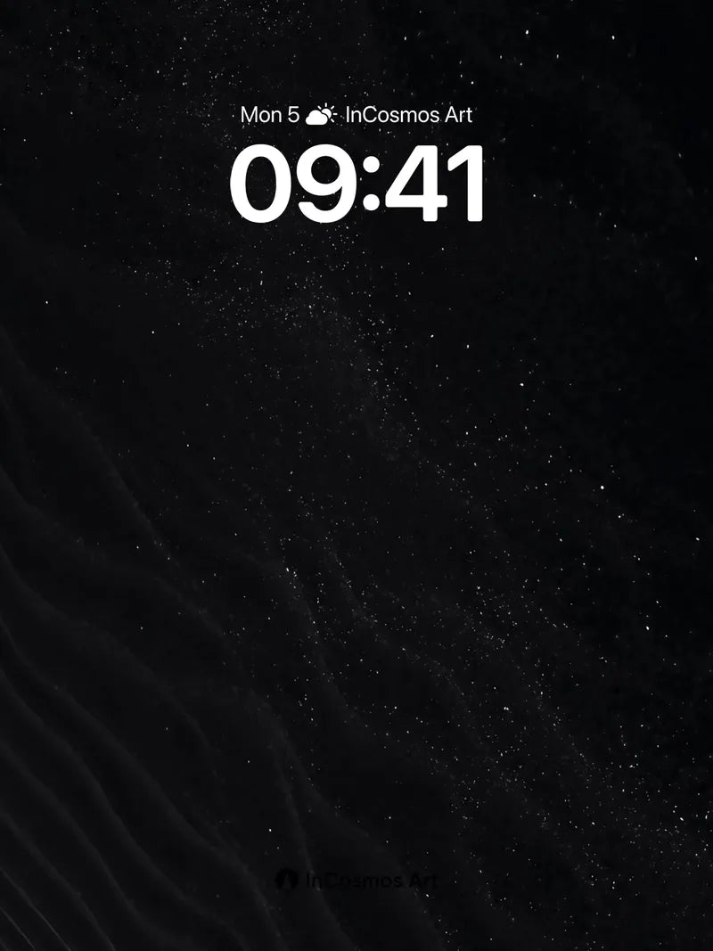 Stellar Veil Wallpaper with Sand Ripples