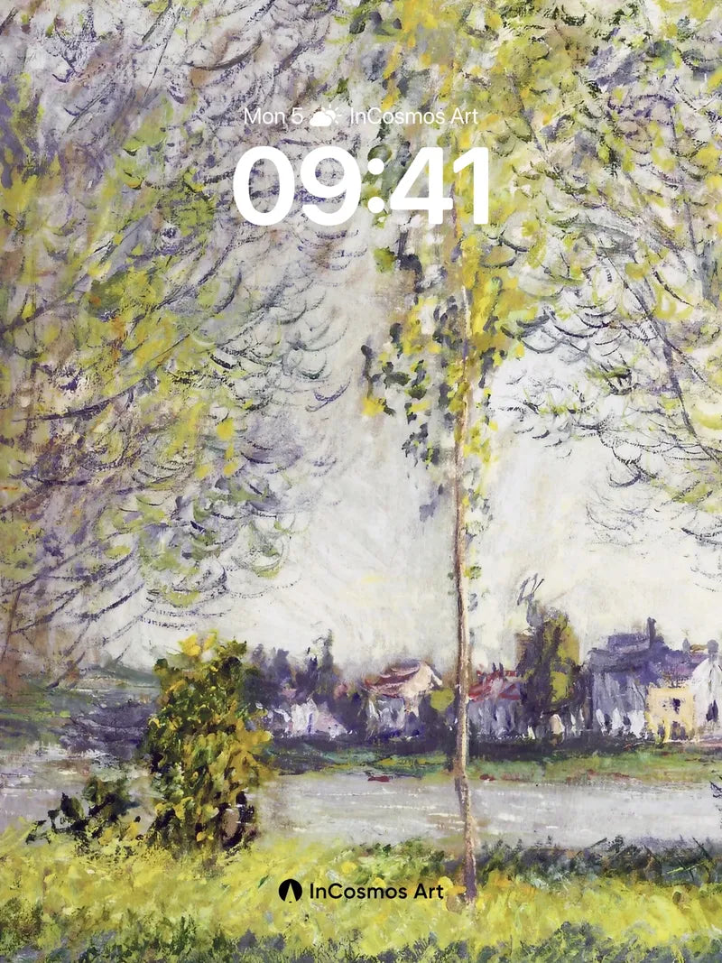 Whispering Canopy Wallpaper with Dappled Light