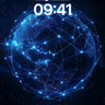 Neon Web Wallpaper with Cosmic Pulse wallpaper for iPhone, iPad & Mac