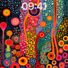 Cosmic Garden Wallpaper with Dotted Dreams wallpaper for iPhone, iPad & Mac