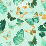 Emerald Whispers Wallpaper with Fluttering Wings wallpaper for iPhone, iPad & Mac