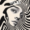 Surreal Zebra Veil Wallpaper with Hidden Gaze wallpaper for iPhone, iPad & Mac