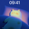 Luminous Slumber Wallpaper with Glowing Fur wallpaper for iPhone, iPad & Mac