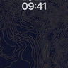 Silent Contour Wallpaper with Golden Veins wallpaper for iPhone, iPad & Mac