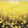 Luminous Field Wallpaper with Moonlit Texture wallpaper for iPhone, iPad & Mac