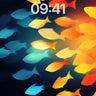 Chromatic Swarm Wallpaper with Solar Pulse wallpaper for iPhone, iPad & Mac