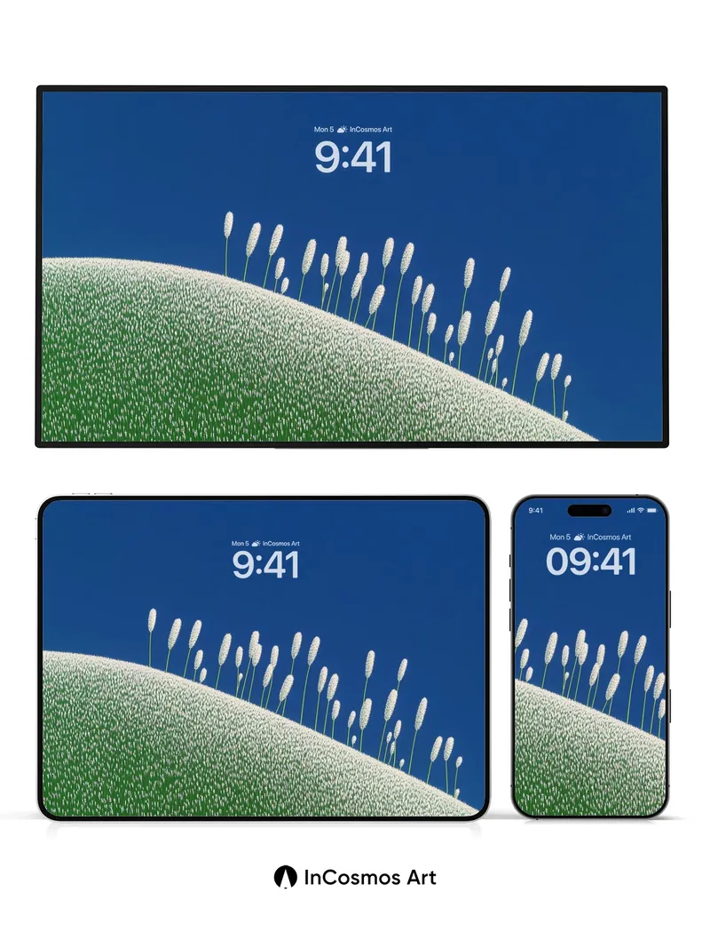 Serenity Spike Wallpaper with Fuzzy Peaks