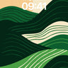 Serenity Wave Wallpaper with Sunlit Ridges wallpaper for iPhone, iPad & Mac