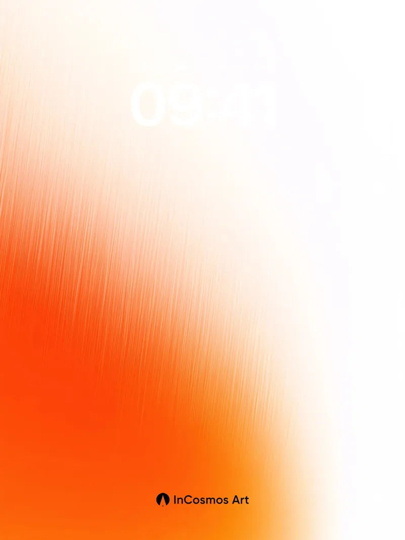 Warm Hush Gradient Wallpaper with Soft Light Veil