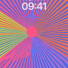 Neon Pulse Wallpaper with Radiant Stripes wallpaper for iPhone, iPad & Mac