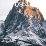 Golden Hush Mountain Wallpaper with Sunlit Crags wallpaper for iPhone, iPad & Mac