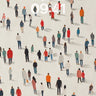 Whispering Crowd Wallpaper with Floating Shadows wallpaper for iPhone, iPad & Mac