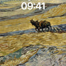 Whirlwind Fields Wallpaper with Windmill Echo wallpaper for iPhone, iPad & Mac