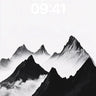 Serenity Peaks Wallpaper with Ethereal Fog wallpaper for iPhone, iPad & Mac