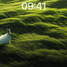 Serenity Wave Wallpaper with Floating Gown wallpaper for iPhone, iPad & Mac