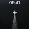 Serenity Flight Wallpaper with Ocean Trail wallpaper for iPhone, iPad & Mac