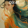 Whispering Flame Wallpaper with Ethereal Drift wallpaper for iPhone, iPad & Mac