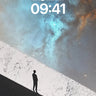 Silent Horizon Wallpaper with Cosmic Dust wallpaper for iPhone, iPad & Mac