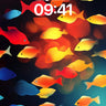Luminous Swarm Wallpaper with Floating Color Fields wallpaper for iPhone, iPad & Mac