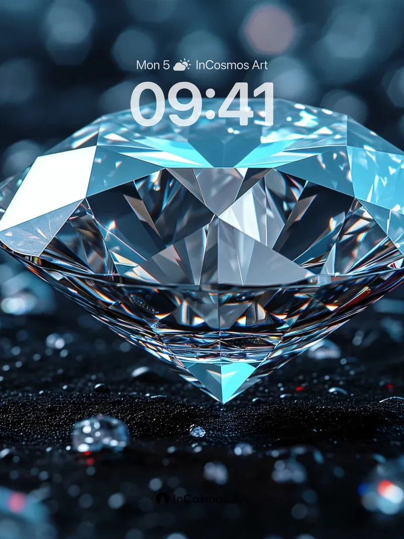 Crystal Reverie Wallpaper with Frozen Light