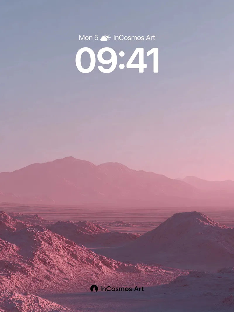 Silent Dunes Wallpaper with Rose Haze