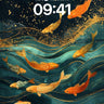 Golden Current Wallpaper with Koi Dreams wallpaper for iPhone, iPad & Mac