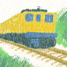 Whispering Rails Wallpaper with Crayon Texture wallpaper for iPhone, iPad & Mac