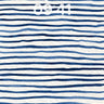 Calm Ocean Stripe Wallpaper with Watercolor Depth wallpaper for iPhone, iPad & Mac