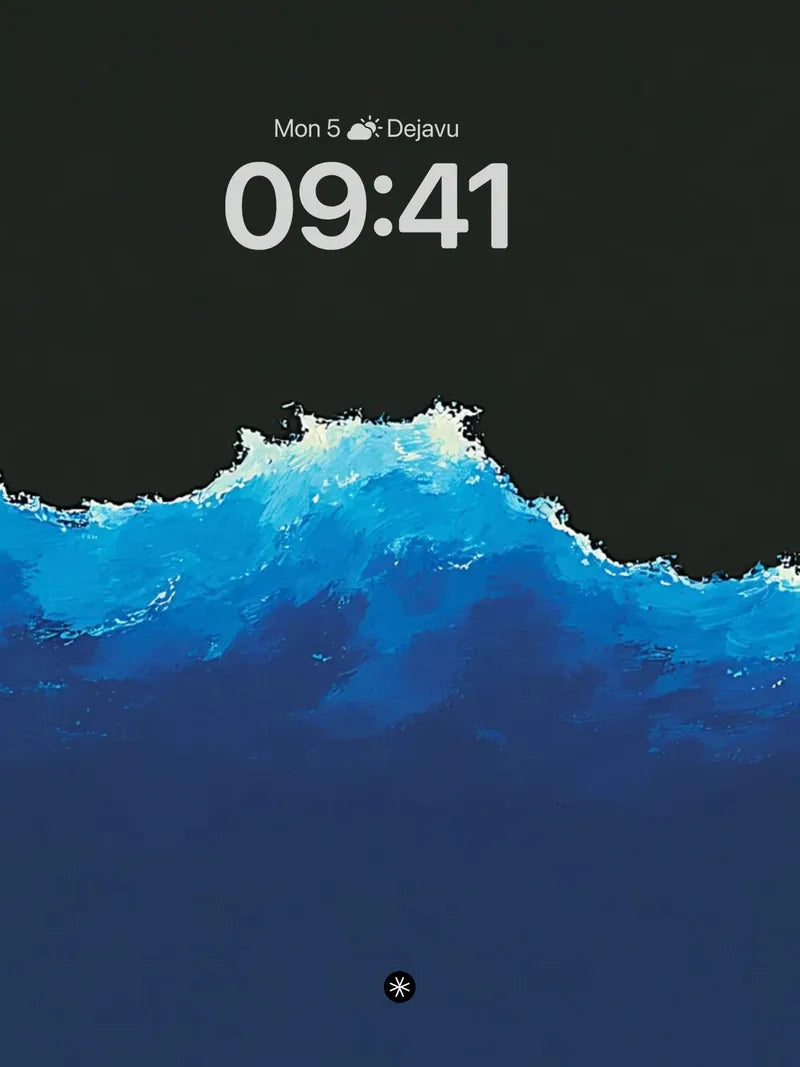 Midnight Surge Oceanic Wallpaper wallpaper for iPhone, iPad & Mac