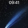 Celestial Trail Wallpaper with Icy Luminescence wallpaper for iPhone, iPad & Mac