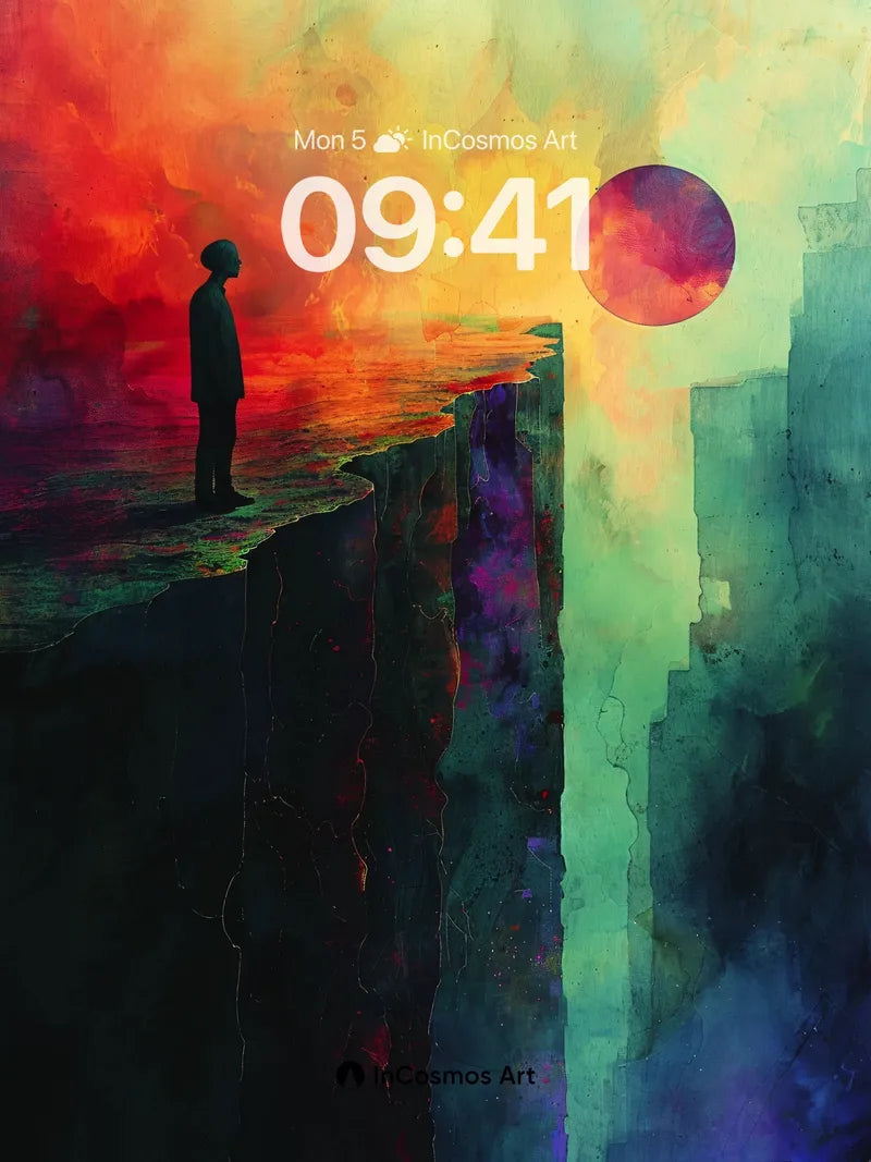 Ethereal Edge Wallpaper with Cosmic Horizon