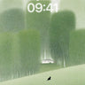 Solitary Mist Wallpaper with Fading Hills wallpaper for iPhone, iPad & Mac