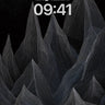 Silent Peaks Wallpaper with Whispering Lines wallpaper for iPhone, iPad & Mac