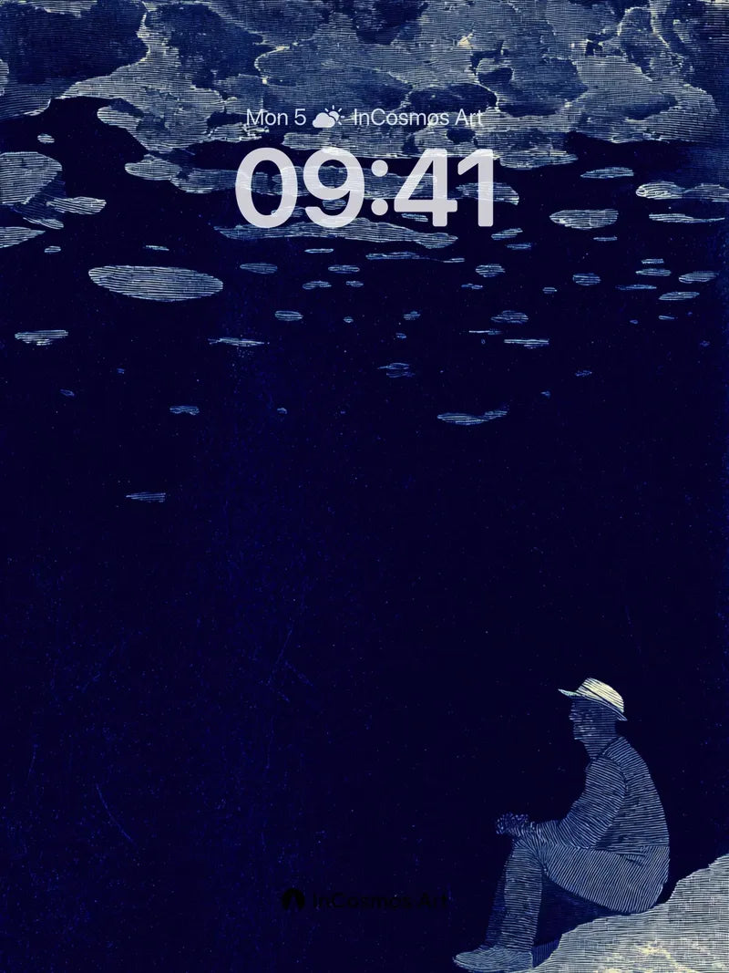 Midnight Reverie Wallpaper with Celestial Drift