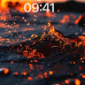 Molten Fury Lava Flow Wallpaper