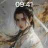 Silken Storm Wallpaper with Golden Veins wallpaper for iPhone, iPad & Mac