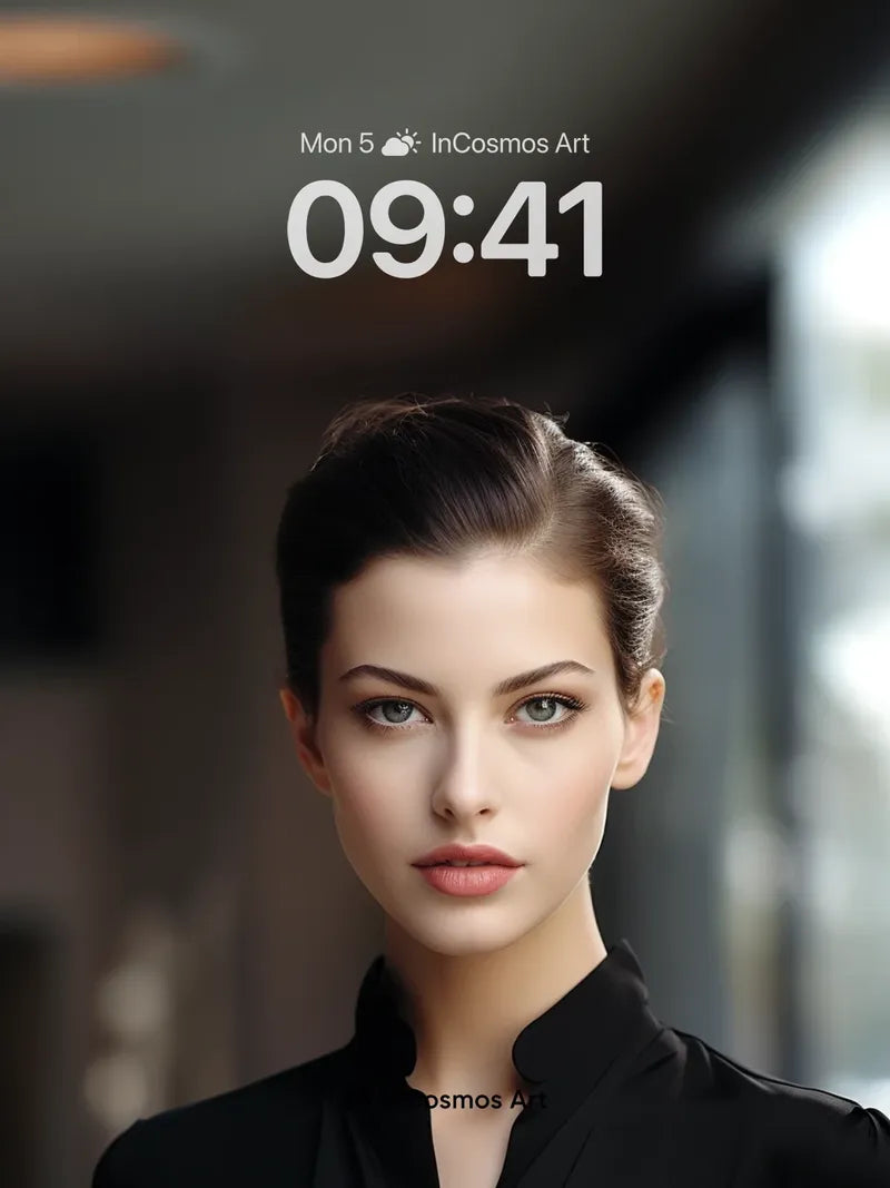 Silken Shadow Wallpaper with Gilded Eyes