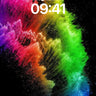 Cosmic Rainbow Explosion Wallpaper with Starlight Dust wallpaper for iPhone, iPad & Mac