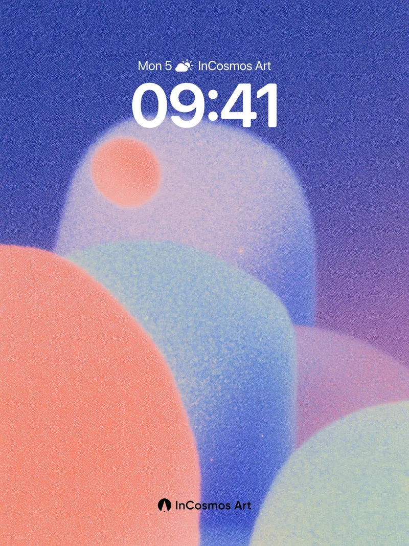 Floating Hues Wallpaper with Soft Light Veils