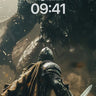 Iron Resolve Wallpaper with Dragon's Shadow wallpaper for iPhone, iPad & Mac